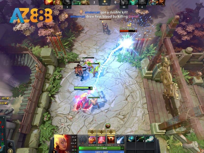 Kinh nghiệm chơi cá cược Dota2 vào đội phá trụ đầu