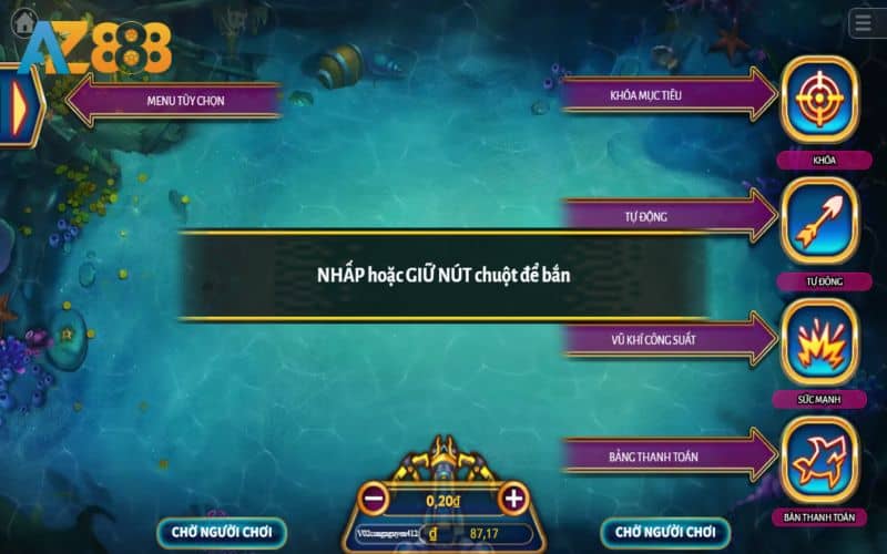 Giao diện và các thành phần chính trong game